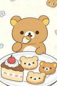 KAYOU | 2026 New Cute Bear Anime DIY Rilakkuma Diamond Painting Cozy Character For Living Room Wall Decoration Exquisite Gift