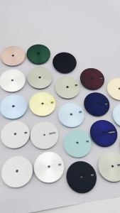 28.5mm Assorted Colors Watch Dial No Date Single Dual Calendar Multiple Options Fit NH35 NH36 Watch Parts