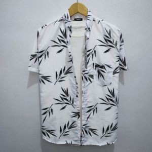 TERLARIS KEMEJA MOTIF BUNGA-BUNGA KEMEJA SURFING KEMEJA COWOK