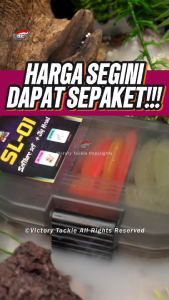 RIPTIDE 1 Set Box Umpan Pancing Umpan Pancing Soft Lure SL-01