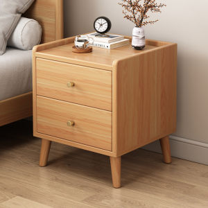 Small Bedroom Nightstand Drawer Organizer Wooden Multi-purpose Storage Bedside Cabinet Home Use Gift Box Compact Size