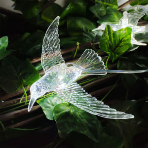 Lampu Gantung Burung Akrilik Dekorasi Pelaminan LED Dekor Wedding Plastik Acrylic