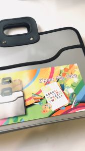 Topla Tas Dokumen Resleting Zipper 1929: Tas Berkas Penting Anti Air & Multifungsi