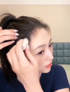 Hairline Clay Waterproof Sweatproof Hair Shadow Stick Non Smudge Formula Hairline Filling Powder For Thinning Hair Forehead Concealer Powder