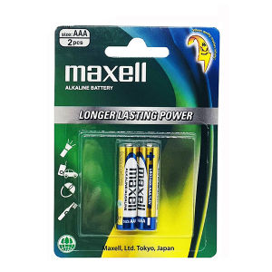 Combo 5 vỉ pin AAA Maxell Alkaline 1.5V (1 vỉ 2 viên) chính hãng cho thiết bị điều khiển