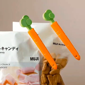 SG Stock 5pcs Carrot Shape Food Snack Bag Clips Closure Sealing Clamp Tongs Moisture-Proof Storage