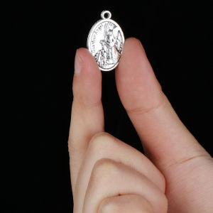 Ý Thánh Benedict Đức Mẹ Đồng Trinh Đeo Chéo Mặt Dây Chuyền Phù Điêu Phong Cách Công Giáo Tượng Túi Móc Khóa Đồ Trang Trí Thủ Công Tự Làm