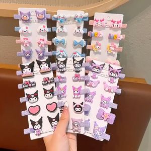 Jepit Rambut Anak 10 in 1 Karakter Kartun Set Penjepit Rambut Klip Motif Boneka Hair Clip Anak avvet