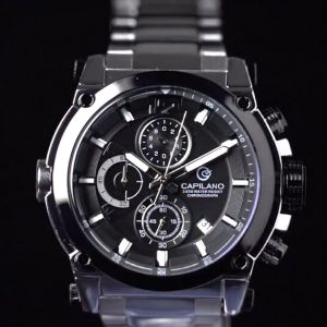 CAPILANO 1732 JAM TANGAN CHRONO ACTIVE DATE ACTIVE STAINLESS STEEL ORIGINAL ( TERLARIS )