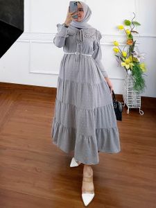 Fashion Muslimah//Midi Dress Rubie Voll 2//Tunik Wanita//by Aqila Fashion