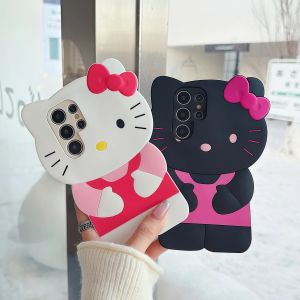 Sanrio | Cute Cartoon Hello Kitty Phone Case For Samsung Galaxy S20 S21 S22 S23 S24 S25 S26 Plus Ultra FE A15 A16 A53 A57 INS Back Cover