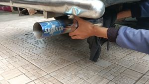 Savinta Knalpot Racing Mobil Manual Matic PSLv2 Stainles Suara Bass Empuk Adem Bulat