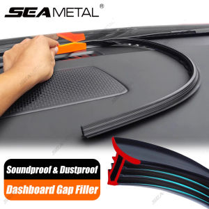 SEAMETAL Car Dashboard Seal Strip 160CM Rubber Seal Protector Guard Strip Dustproof Soundproof Universal Dashboard Gap Filler