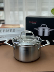 Chockmen18-10 Stainless Steel Small Soup Pot 304 Milk Pot Porridge Noodles Steamer Pot Cage Induction Cooker Gas 1618