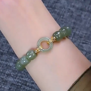Heabety Natural Beaded Bracelet Women Bracelet Lucky Peanut Bracelet For Women Luxury Retro Bracelet Beads