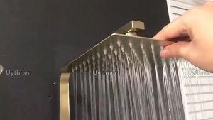 ❤Stock in SG❤3 in 1 High Pressure Rain Shower System Rainfall Shower Head with Adjustable Slide Bar Matte Black