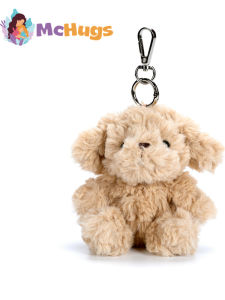 McHugs Plush Keychain Toy Cute Animal Rabbit Bear Doll Birthday Gift for Girlfriend Soft Stuffed Animal Hanging Ornament Toy