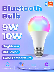 SMATRUL Bóng Đèn Bluetooth 5.0 Cuộc Sống Thông Minh/Tuya Ứng Dụng Điều Khiển 9W 10W E27 Điều Chỉnh Độ Sáng Thông Minh RGB + CW + WW Đèn LED Thay Đổi Màu Sắc Hỗ Trợ Điều Khiển Từ Xa Bluetooth