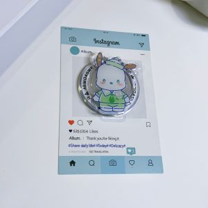 Sanrio | Cute HelloKitty Kuromi My Melody Magnetic Pop Socket Universal Expandable Phone Grip Holder Foldable Stand Phone Decor Accessory
