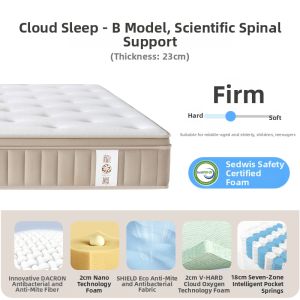Orthopedic Hard Childrens Mattress Independent Pocketed Coils