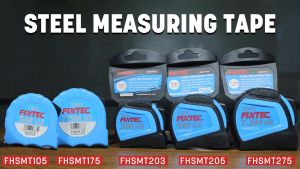 FIXTEC Precision Measuring Tape 3M/5M/7.5M – Durable Steel Easy-Read Scale Heavy-Duty Tape Measure for Home Improvement FHSMT103