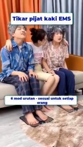 EMS Foot Massager Alat Pijat Elektrik Fortable / Alat Terapi Pijat Akupuntur Kaki Otomatis