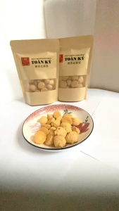 Bánh Dừa Cục Toàn Ký 60g/gói thơm ngon giòn ngọt dễ ăn