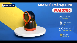 Máy quét mã vạch đa tia để bàn tự động Winson 5780 chuyên tạp hóa siêu thị nhà sách