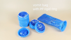 10pcs 1000ml Large Capacity Emesis Bags Disposable Barf Bags Leak Resistant for Car Travel Airplane Hospital Home Use