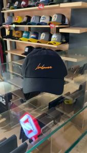 Linkswear Topi Polocap Distro Pria Wanita Full Black