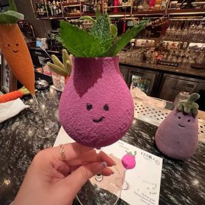 Cốc Đựng Cocktail Hình Quả Cà Chua Nhỏ Hulusu Bar Store INS Popular Cốc Đựng Rượu Sáng Tạo Hulusu Modern Simple Crystal Glass