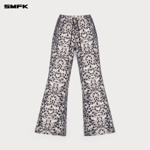 SMFK | Animal Print Retro Slim Leisure Sports Trousers
