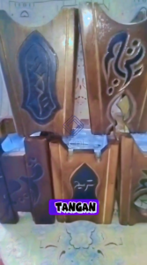 Prapen Kayu Jati Besar tempat bakaran buhur kayu ukuran Besar mabkhara kayu jati Motif Zubair