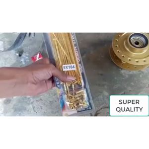 Jari Jari Gold Anti Karat Velg Roda Jeruji Ruji Emas Lidi Semua Motor Racing Balap Semua Ukuran Ori