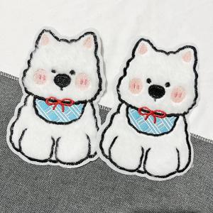 ติดเต็มรูปสุนัขสำหรับเสื้อแจ็คเก็ตเด็ก ติดตกแต่งกระดุมลายการ์ตูนน่ารัก ติดกระเป๋า ติดกางเกง ติดรอยขาด ผ้าอัดฟิล์มสำหรับเย็บปะติด