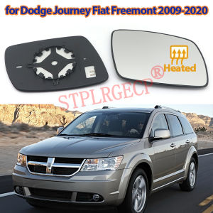 For Dodge Journey Fiat Freemont 2009-2020 Replacement Side Rearview Mirror Heating Glass Heated Mirror Lens with Plate LH RH
