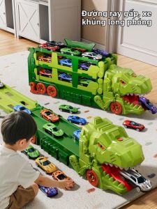 BABYSHOME | Đồ Chơi Xe Hơi Dinosaur Đổi Hình Bằng Hợp Kim
