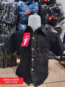 Kemeja snow anak 1-5tahun