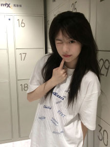 Áo Thun Cotton Tay Ngắn Màu Xám Cho Nữ Mùa Hè Phong Cách Đường Phố Mỹ Rộng Rãi Thiết Kế Nửa Tay Áo Vai Áo Thun Cotton Nguyên Chất