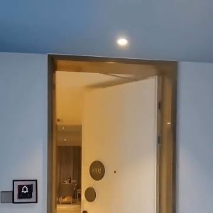 Tay co tự đóng cửa lắp âm thế hệ mới LA3256 thông minh dùng cho cửa 30-80kg (Hợp kim nhôm inox 304)