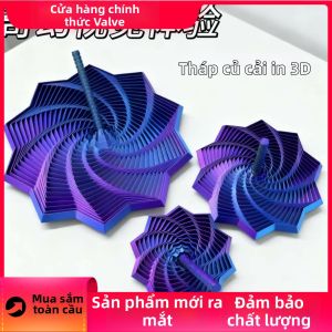 QUEZHOU | Đồ Chơi Giáo Dục & Giảm Stress Tháp Cà Rốt Đa Giác
