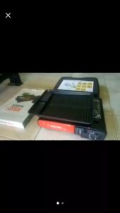 PAKET Happy Home KOMPOR PORTABLE 2 in 1 BBQ YAKINIKU GRILL PAN Premium