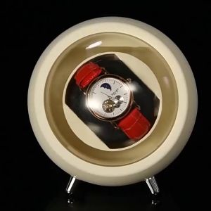 Winder watch box two spinning modes 360 degree automatic rotating display stand dust-proof motorized electric spin showcase