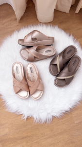 ABOUT-U รองเท้าเพื่อสุขภาพ ใส่สบาย น้ำหนักเบา เย็บรอบ ใช้ทน กันน้ำ กันลื่น รุ่นRim