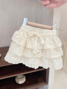 Baby Girl Lace Lace Shorts 2024 Summer New Arrival Little Girl Summer Pants Children Korean Style Hot Pants Fashion