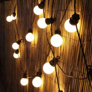 Connectable Waterproof Outdoor Horse Racing Colorful Light String 50 Balls
