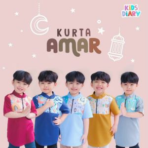 Baju Koko Anak \"KURTA AMMAR\" (BEST SELLER)