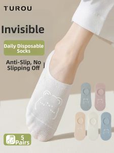 Disposable Deodorant Invisible Anti-Slip Boat Socks