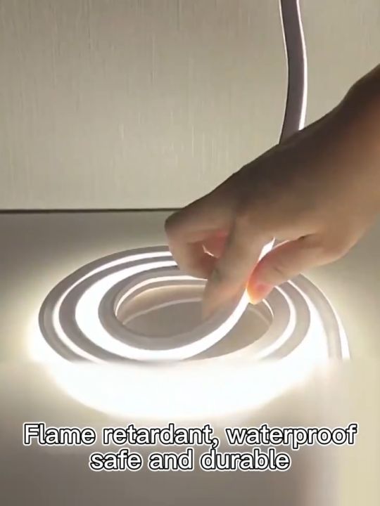 (Warranty)CBLUE 220V COB LED Strip Light 288 Leds/M Flexible Tape Christmas Lights IP65