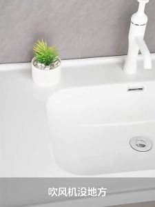 Wall mount Hair dryer holder No need to install hair dryer storage rack bathroom storage shelf Non-mounted